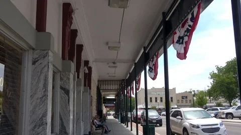 Granbury town square, Texas. Stock Footage 95916893