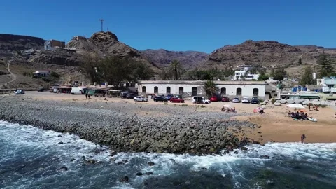 GranCanaria Droning Video stock 247315928