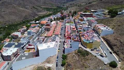GranCanaria Droning Video stock 247316376