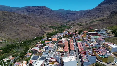 GranCanaria Droning Video stock 247316384