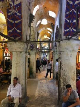 Grand Bazaar corridors Stock Photos