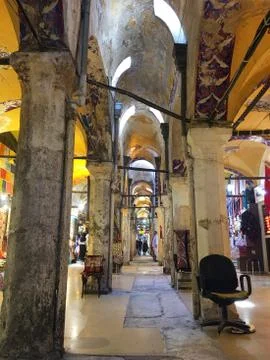 Grand Bazaar corridors Stock Photos
