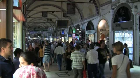 Grand bazaar crowds Stock Footage 20460401
