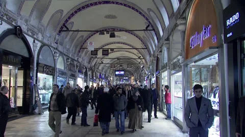 Grand Bazaar Stock Footage 23332204