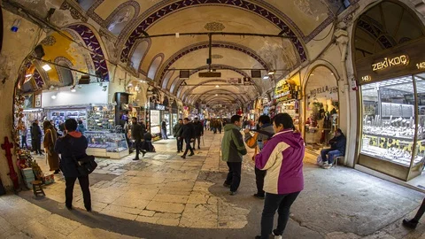 Grand bazaar Video stock 122596150
