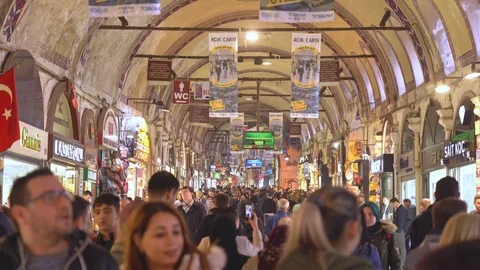 Grand Bazaar Video stock 124596338