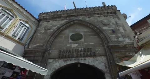 Grand Bazaar in Istanbul Stock Footage 64274092