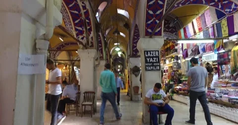 Grand Bazaar in Istanbul Stock Footage 64274201