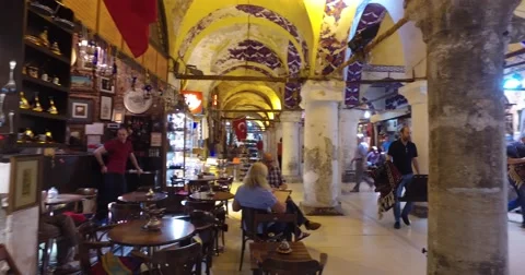 Grand Bazaar in Istanbul Stock Footage 64274478