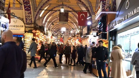 Grand Bazaar Istanbul 스톡 동영상 106938233