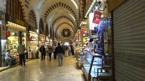 Grand bazaar, Istanbul Stock Footage 196897082