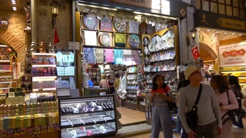 Grand bazaar, Istanbul Stock Footage 196897093
