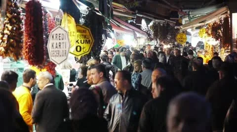 Grand Bazaar, Istanbul Turkey Stock Footage 22241453