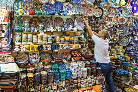 The Grand Bazaar Stock Photos