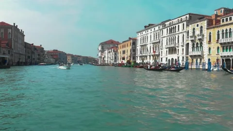 Grand Canal in Venice Stock Footage