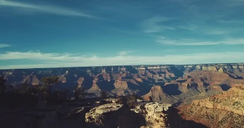 Grand Canyon Aerial Pass over Stock Footage