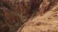 Grand Canyon Aerial Shot of Gorge and Rock Formation in Navojo Nation - River HD Footage