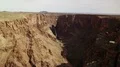 Grand Canyon Aerial Shot of Gorge and Rock Formation in Navojo Nation 4k or 4k+ Resolution