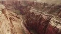 Grand Canyon Aerial Shot of Gorge and Rock Formation in Navajo Nation 4k or 4k+ Resolution