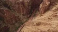 Grand Canyon Aerial Shot of Gorge and Rock Formation in Navojo Nation 4k or 4k+ Resolution