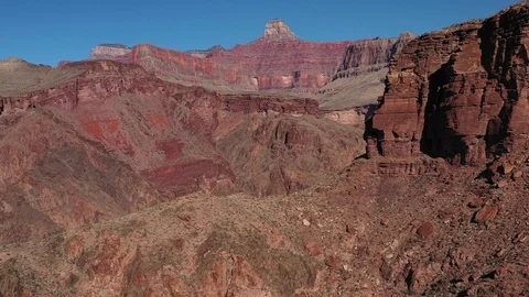 Grand Canyon Drone Push in 库存影片 100994968