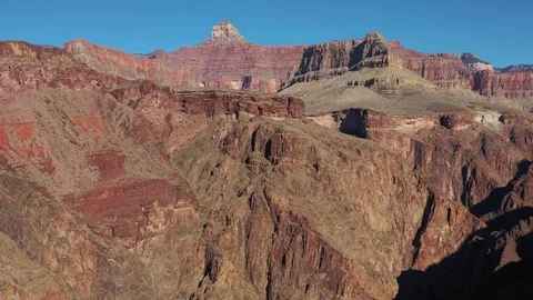 Grand Canyon Drone Push in 库存影片 101000609