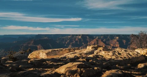 Grand Canyon Edge Stock-Footage 87614824
