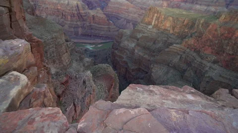 Grand Canyon Edge Stock Footage 313360908