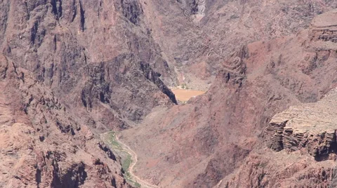 Grand Canyon long shot quick pull to Extreme Long Shot Stock Footage 40732361