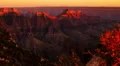 Grand Canyon North Rim Pan L 07 Sunset Arizona USA HD Footage