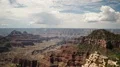 Grand Canyon North Rim Time Lapse Thunder Storm Clouds Pan Left 4k or 4k+ Resolution