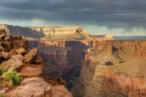 Grand Canyon panorama Stock Photos