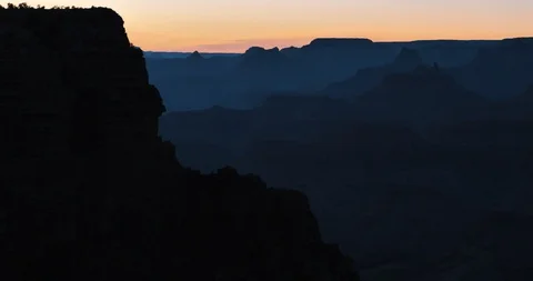 Grand Canyon Sunset Stock Footage 87613845
