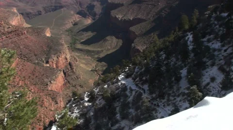 Grand Canyon Vista Stock Footage