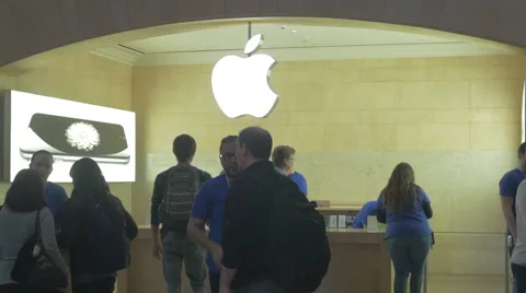 Grand Central Apple Store 動画素材 42931836