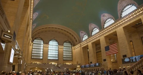 Grand Central Ceiling Video stock 114297423