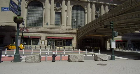 Grand Central empty 5.10.20 DJI Osmo 4K00000000 Stock Footage 130656962