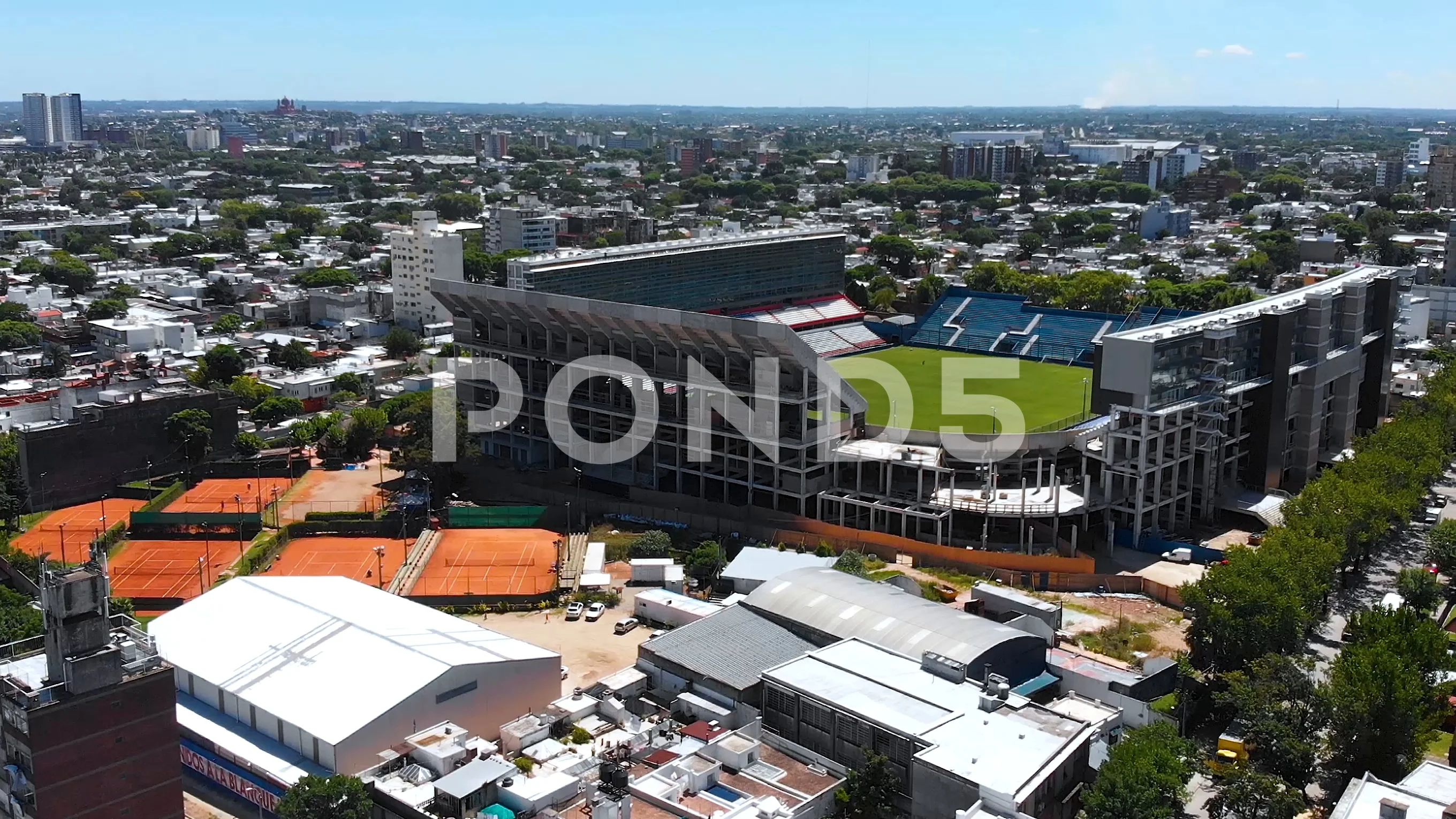 Grand Central Park Stadium, Club Naciona, Stock Video