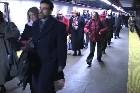 GRAND CENTRAL PLATFORM Video stock 159979