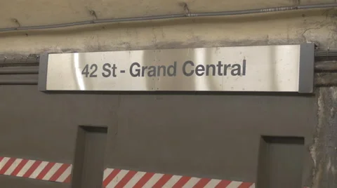 Grand Central Sign 動画素材 42937673
