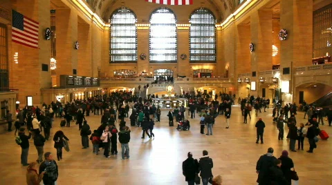 Grand Central Station Video stock 593728