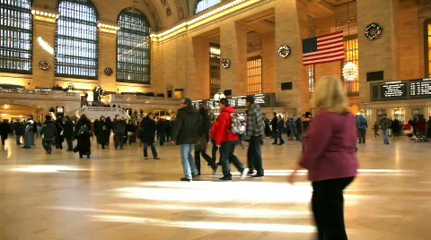 Grand Central Station Video stock 599038