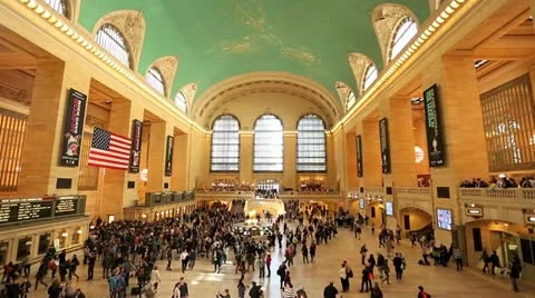 Grand Central Station Video stock 22323281