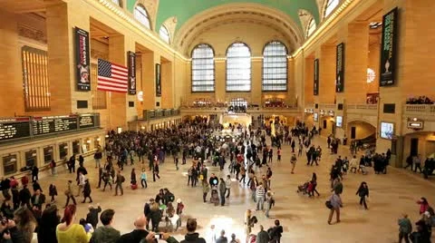 Grand Central Station Video stock 22323282