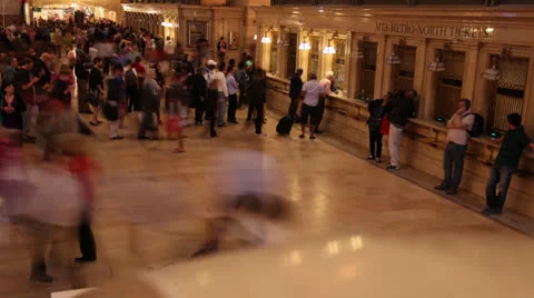 Grand Central Station Stock Footage 24789940