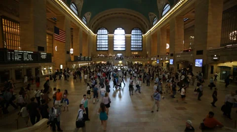 Grand Central Station Stock Footage 34969424