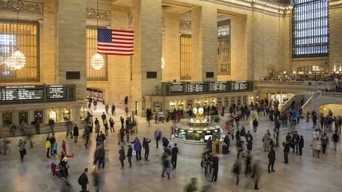 Grand Central Station, NYC Stock Footage