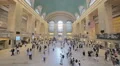 Grand Central Station NYC people travel day symmetrical wide view New York City HD Footage