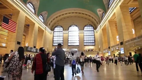Grand Central Terminal Main Concourse New York City Stock Footage 69208486