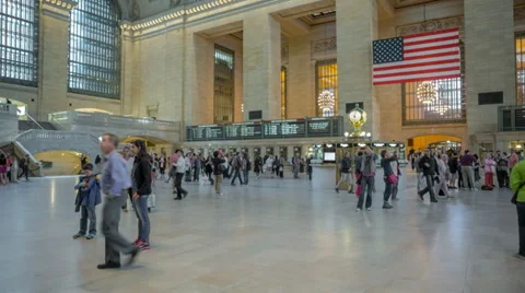 Grand Central Terminal Time-lapse 動画素材 38721399